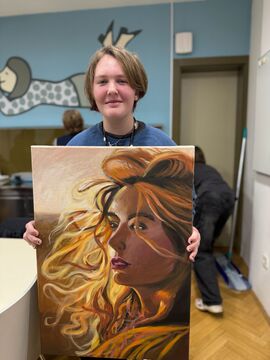 40 Učenci z izdelki